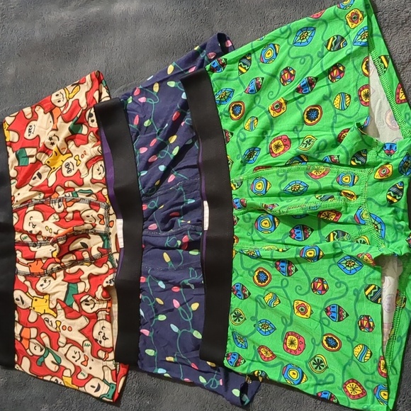 Me Undies 3 pairs Pattern trunk briefs Underwear CHRISTMAS Men's size Medium NEW - Picture 1 of 8